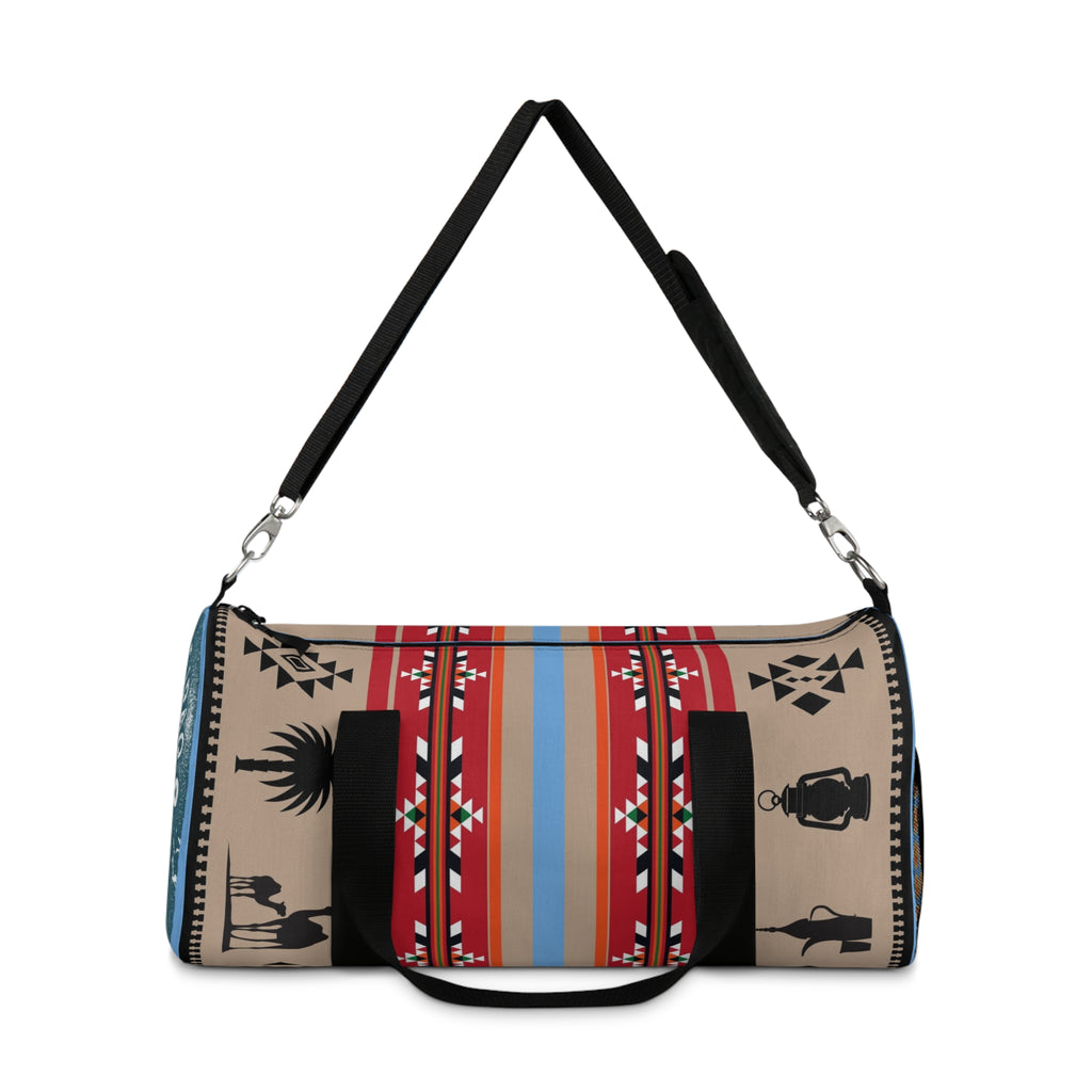 Southwestern Pattern Duffel Bag – Desert Stripes Travel Bag