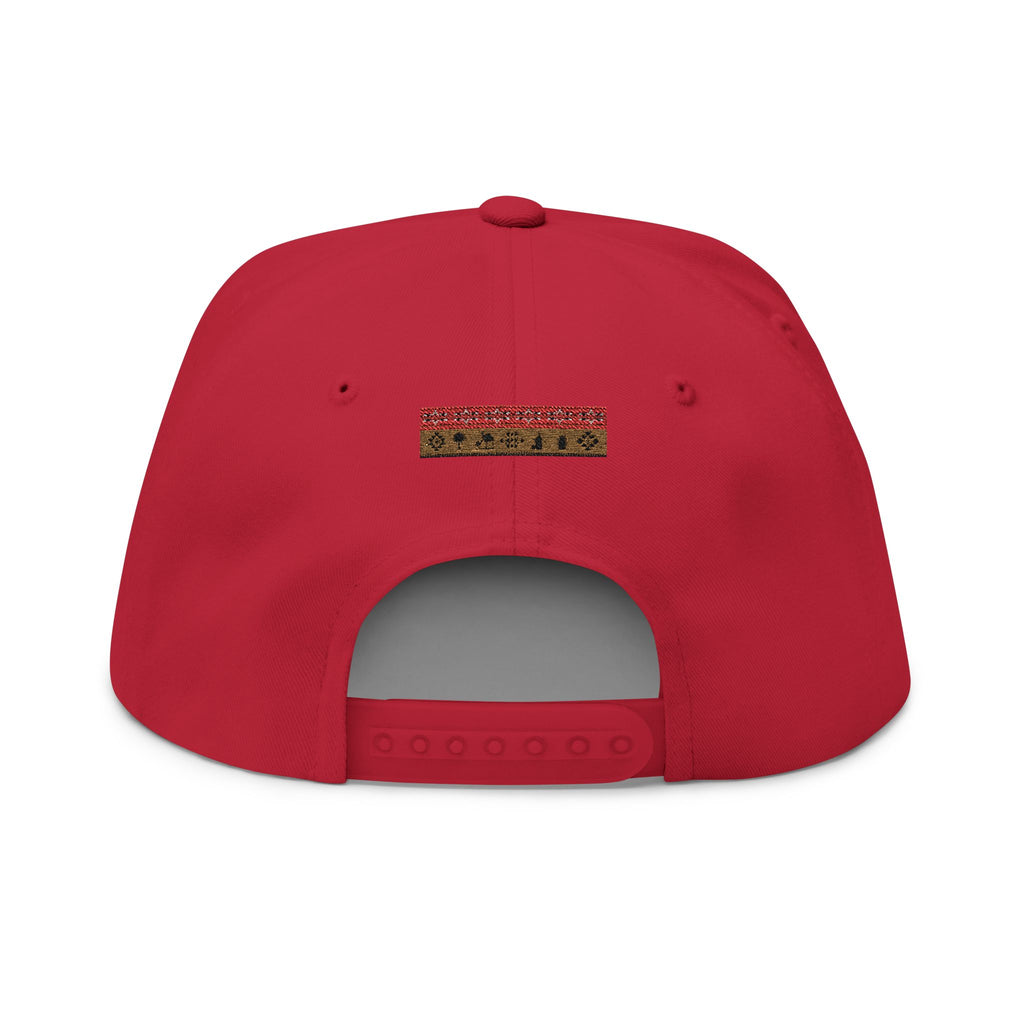 Flat Bill Cap — "Make Israel Palestine Again" Embroidered Snapback