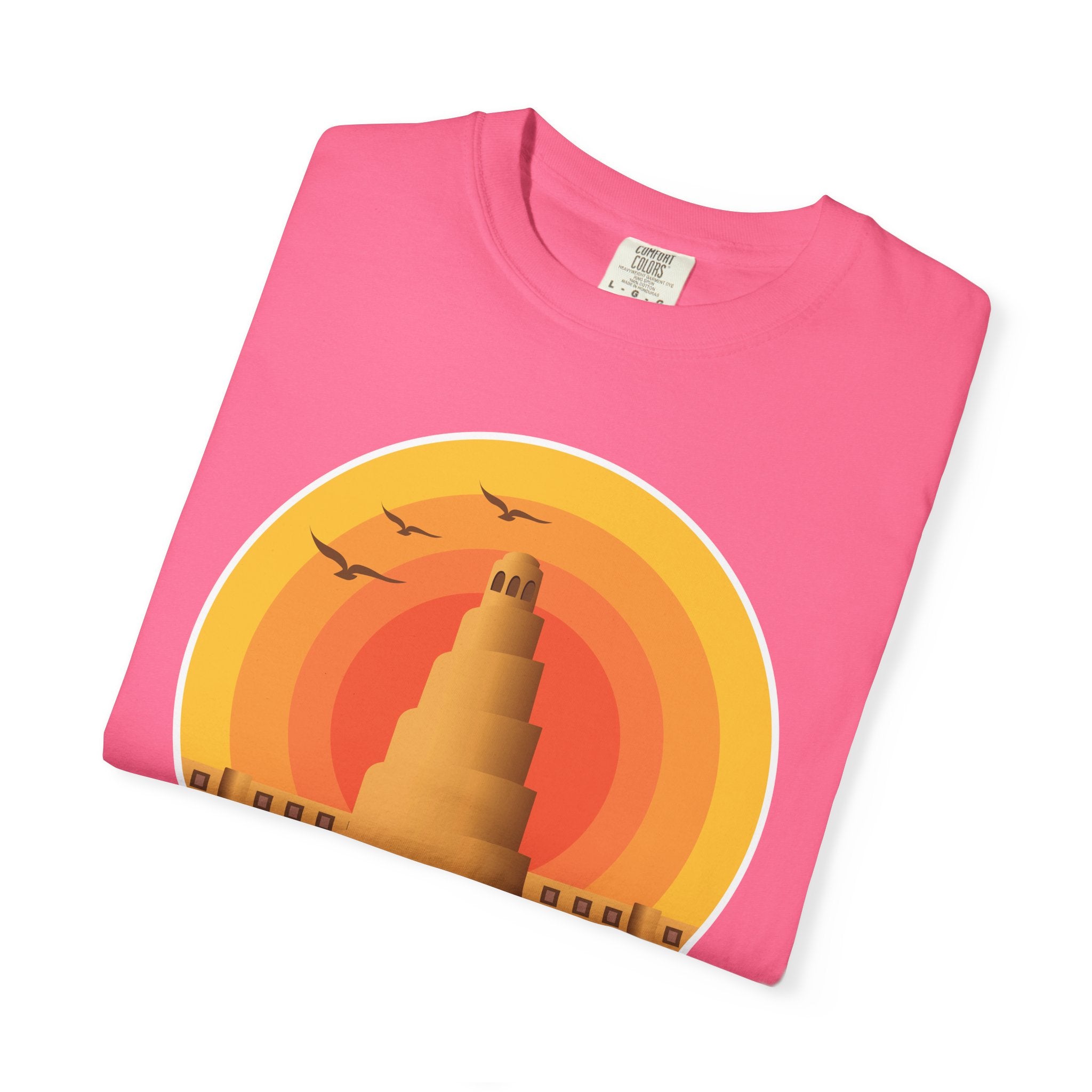 Iraq Spiral Minaret T-Shirt — 'Your Civilization Started in Iraq' Travel & Heritage Tee