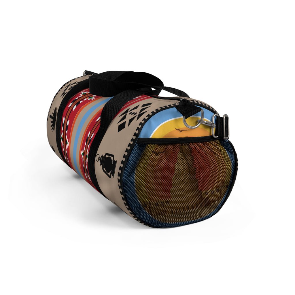 Southwestern Pattern Duffel Bag – Desert Stripes Travel Bag