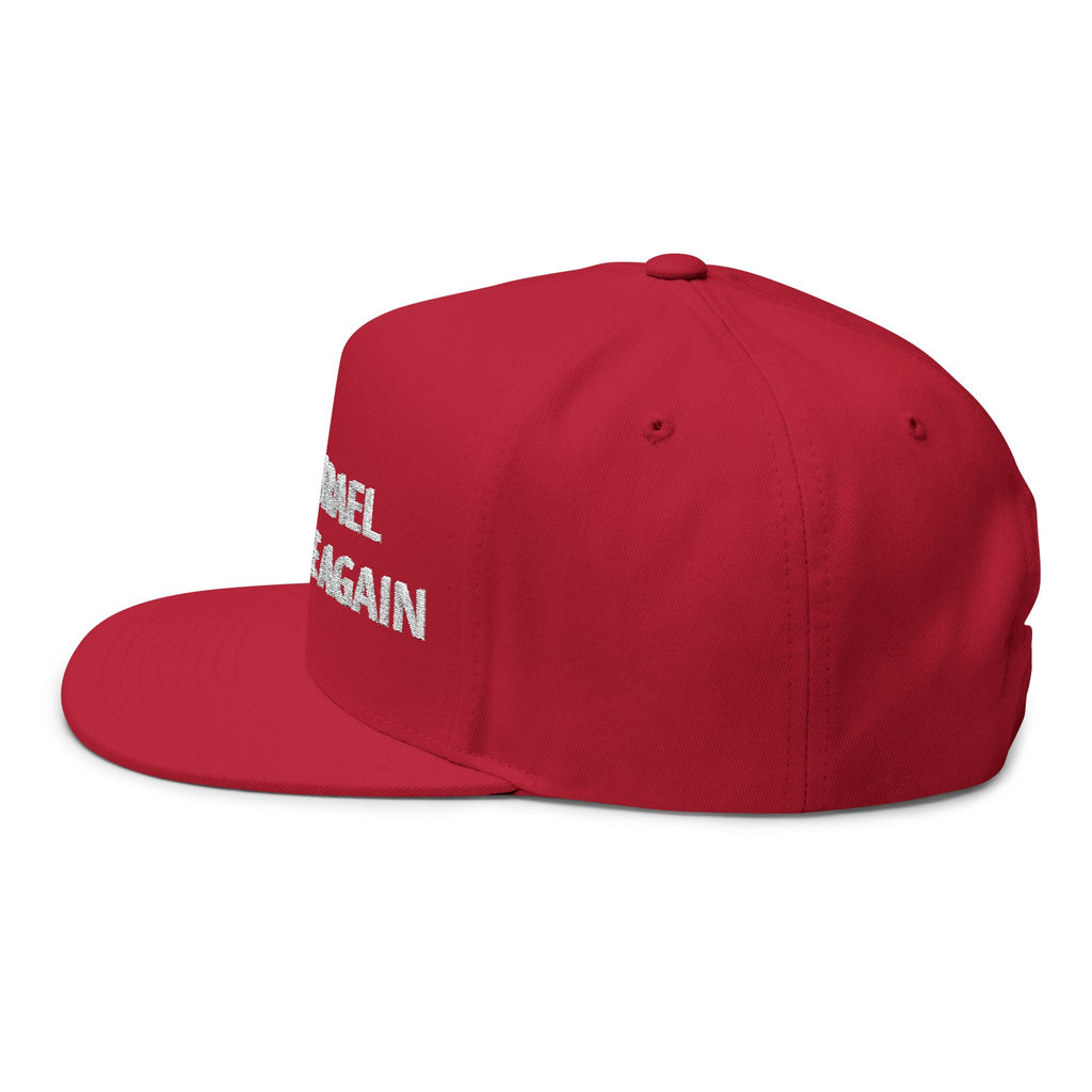 Flat Bill Cap — "Make Israel Palestine Again" Embroidered Snapback